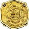 Spanish Philip II four escudos coin