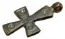 Byzantine Five Wounds of Christ bronze cross