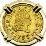 Ferdinand VI 1752 Spanish 1/2 Escudo