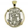 1289-1311 Jesus Christ grosso in gold pendant