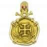 1621-1665 Spanish doubloon in 18k gold pirate pendant