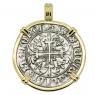 1309-1343 Naples gigliato in gold pendant