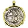 SOLD Atocha Shipwreck 2 Reales Pendant; Please Explore Our Spanish Shipwreck Pendants For Similar Items.