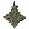 Eastern Roman bronze cross 