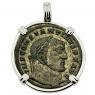 AD 315316 Constantine follis in white gold pendant