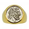 Roman 211-195 BC, Jupiter Victoriatus in gold men's ring