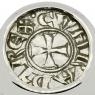 Medieval Genoa Italy Crusader denaro coin