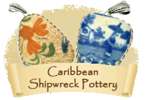 Genuine Caribbean British Shipwreck Pottery Pendants